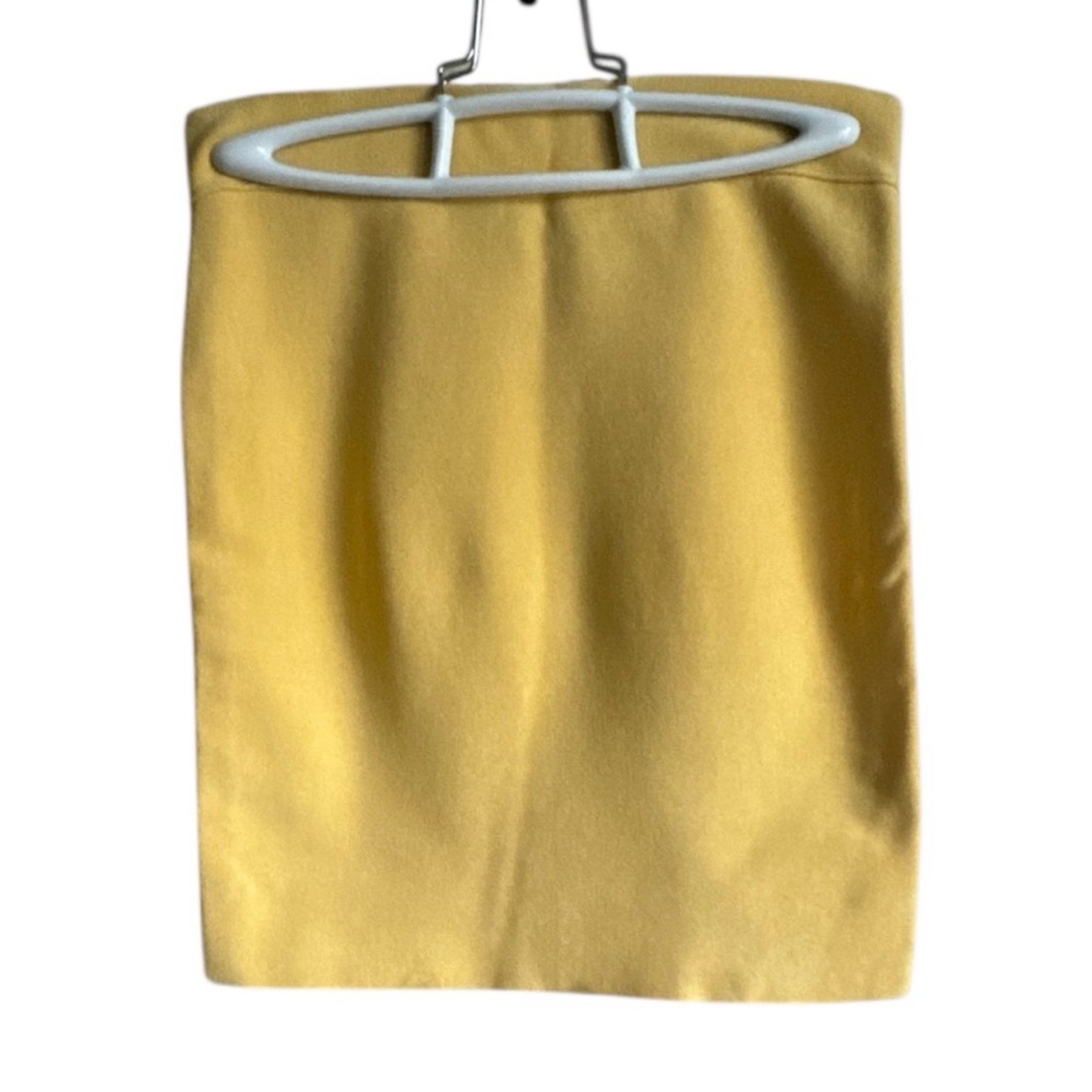 MARCIANO Women’s XS Yellow Elastic Stretch Pencil Mini Skirt